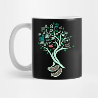 BBQ Grilling Grill Tree Of Life Yoga Celtic Viking Yggdrasil Mug